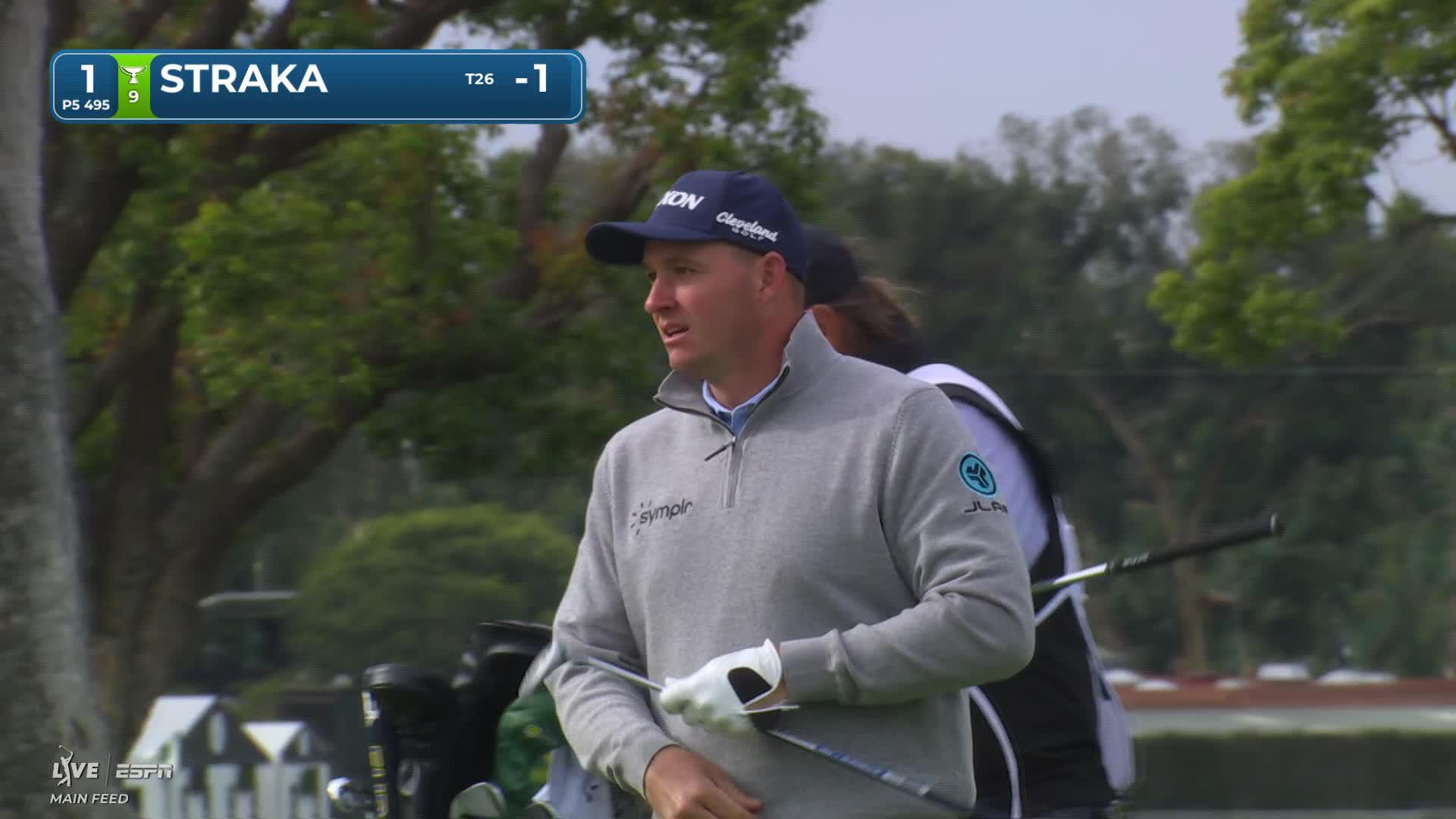 Sepp Straka hits 193-yard approach to 2 feet, makes eagle on No. 1 at The Genesis