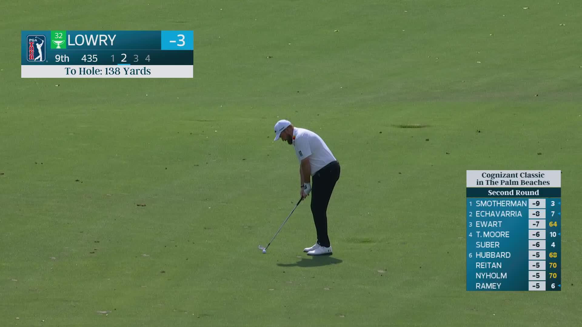 Shane Lowry makes birdie on No. 9 at Cognizant Classic