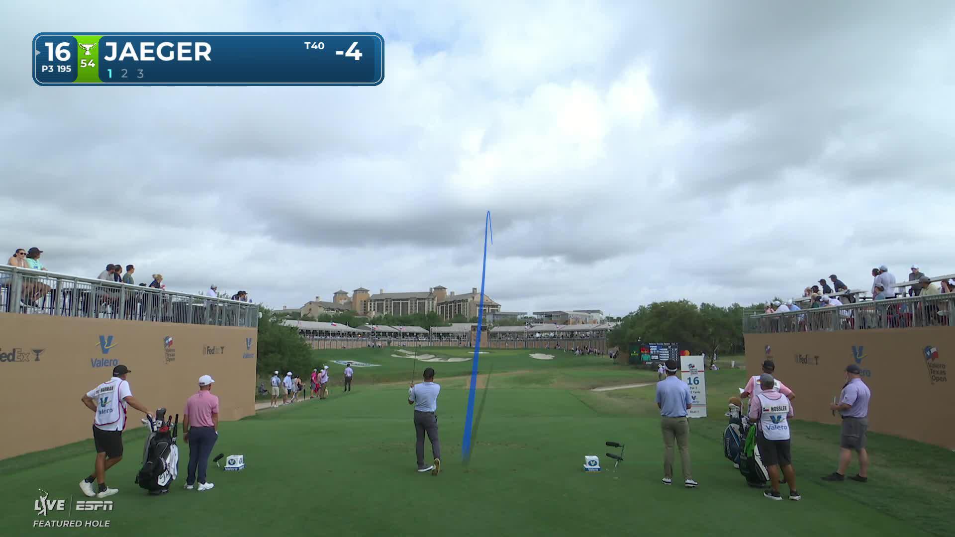 Stephan Jaeger hits tee shot to 9 feet, sets up birdie on No. 16 at Valero