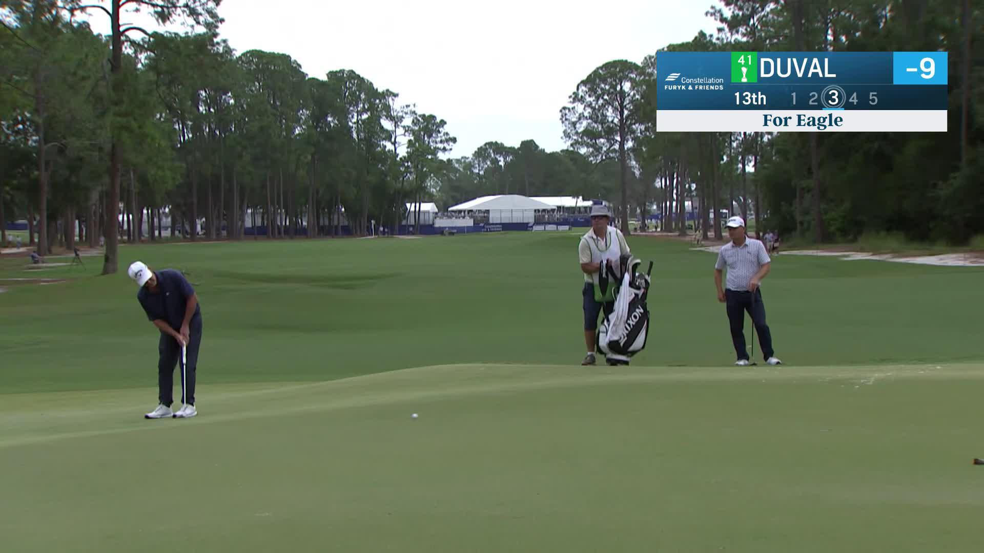 David Duval makes birdie on No. 13 at Constellation FURYK & FRIENDS