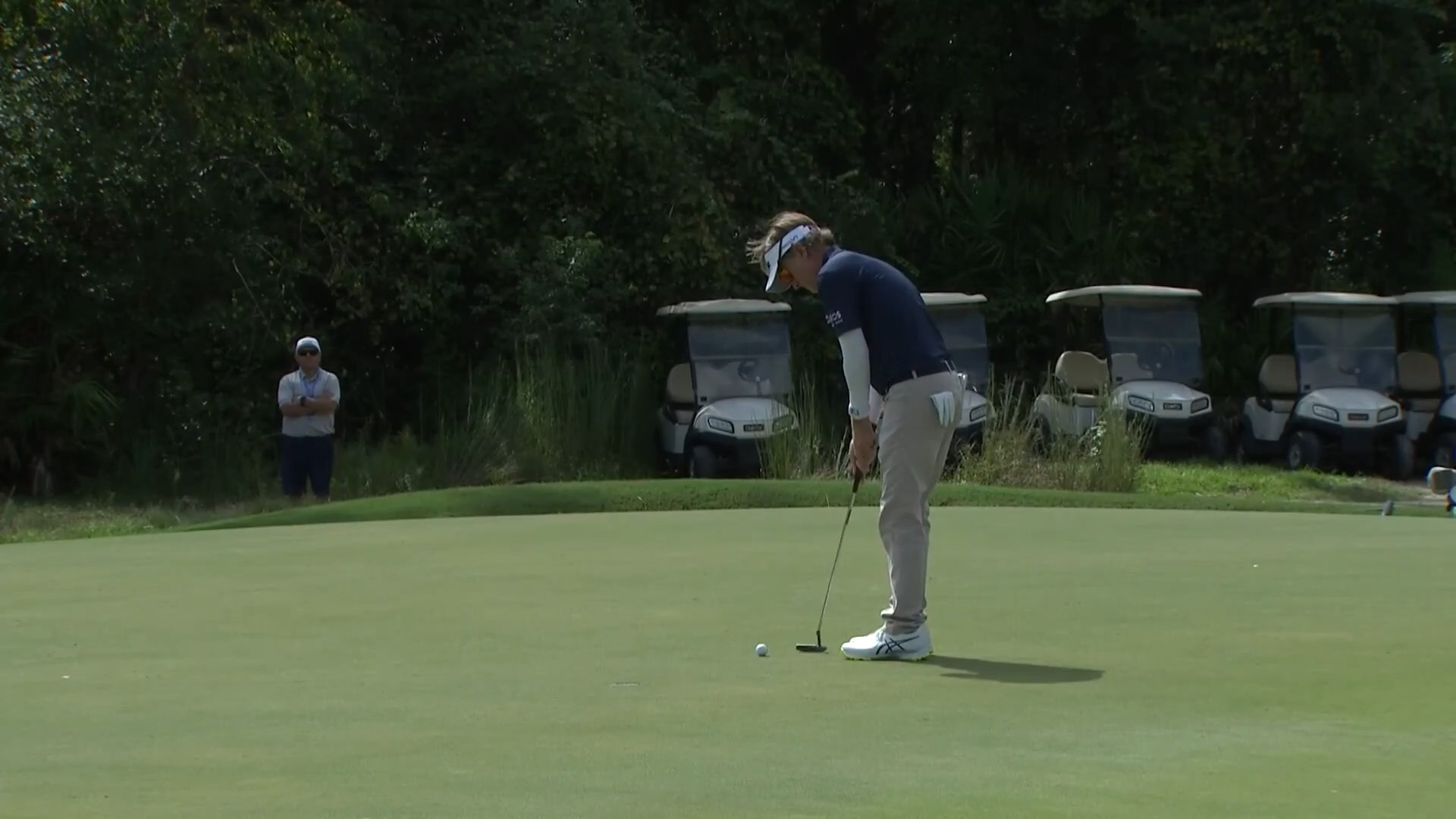 Brett Quigley birdies No. 15 at FURYK & FRIENDS