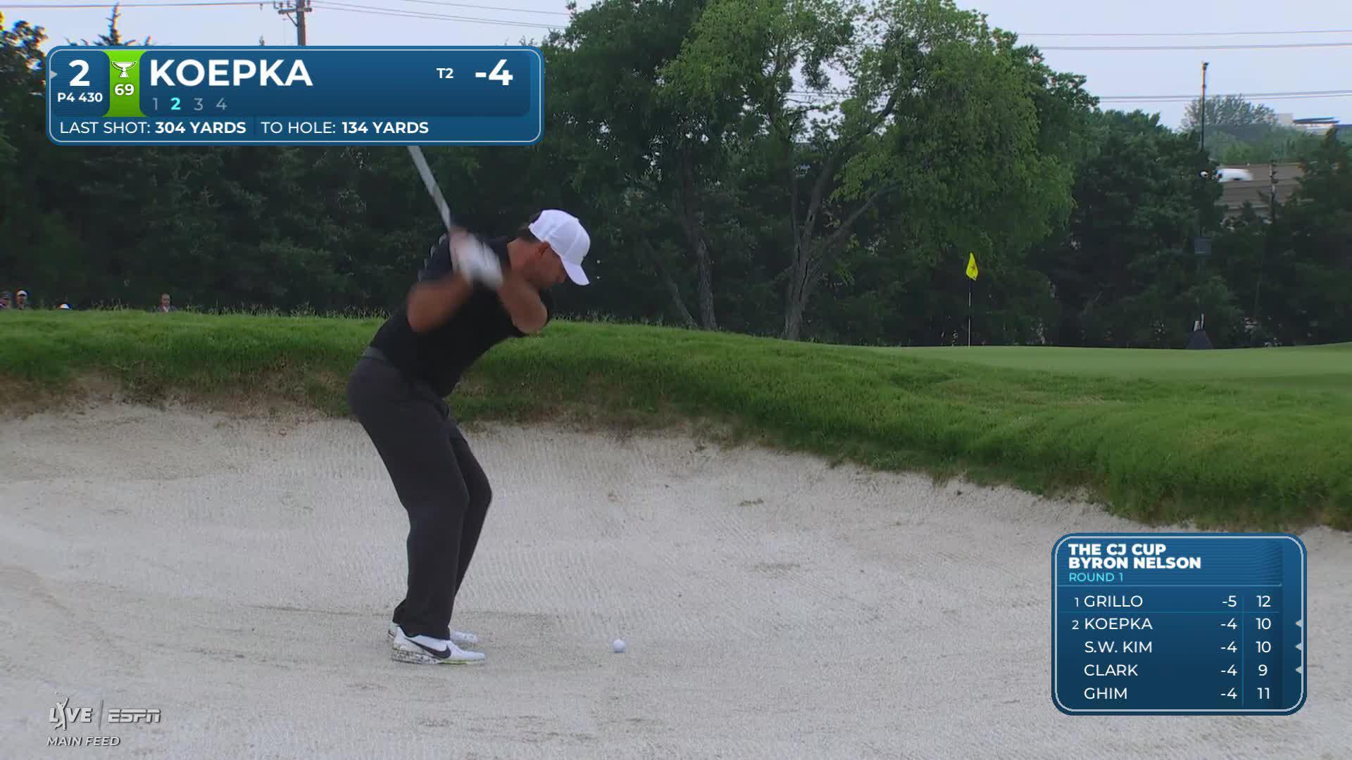 Brooks Koepka makes birdie on No. 2 at THE CJ CUP