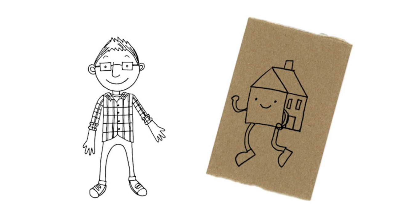 Drawing With Mr. J: A Walking House