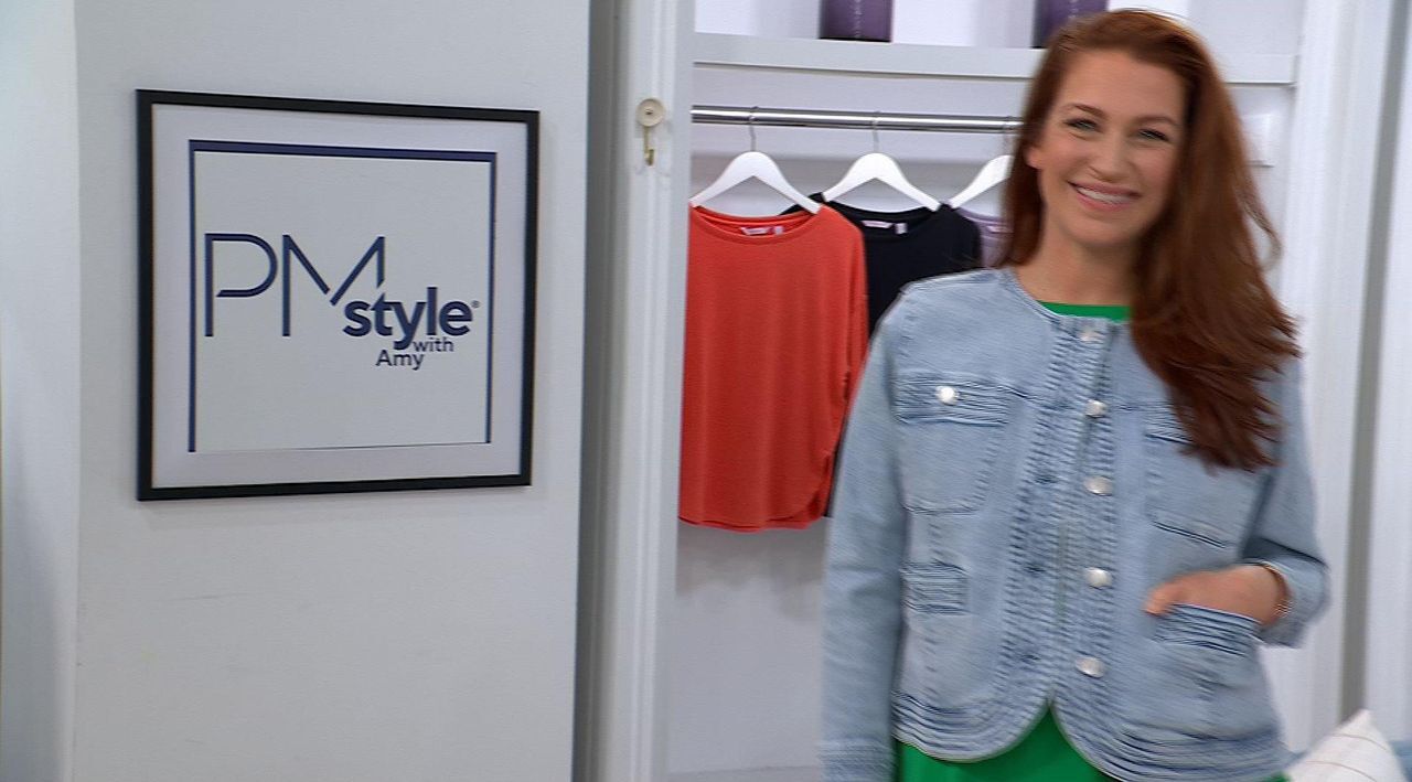 Studio Park x Amy Stran Denim Lady Jacket - QVC.com