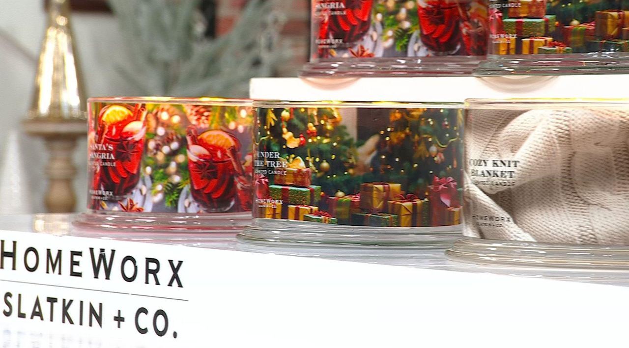 HomeWorx by Slatkin + Co. S/2 Cozy Blanket 18oz Candles - QVC.com
