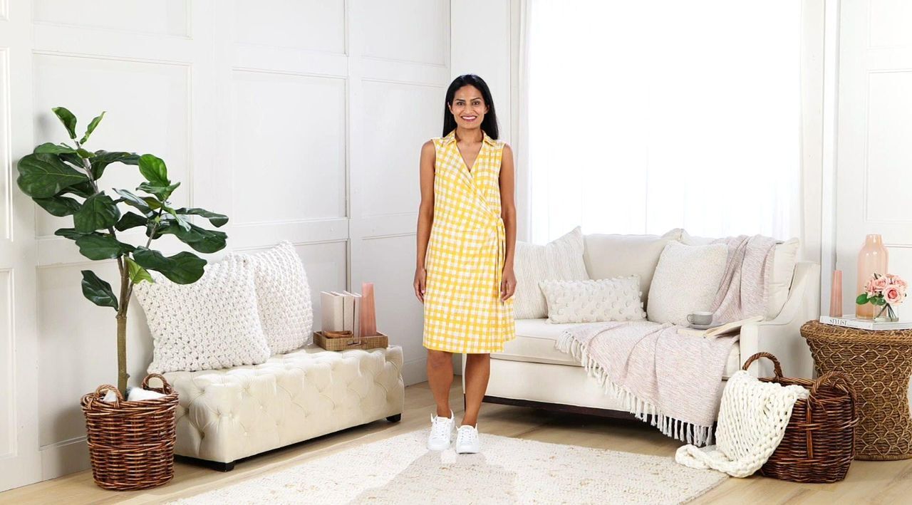 qvc dress designers Peace Love World Asymmetric Long Sleeve Dress on QVC