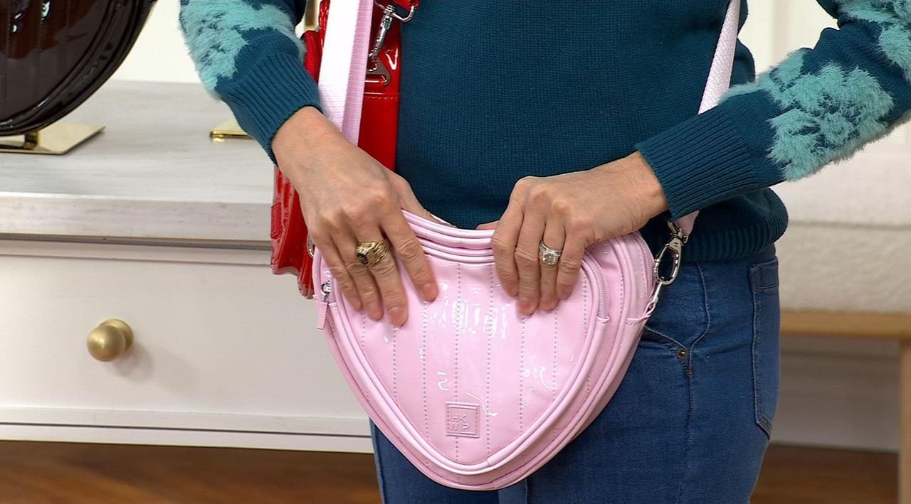 IHKWIP Be My Valentine Heart Crossbody - QVC.com