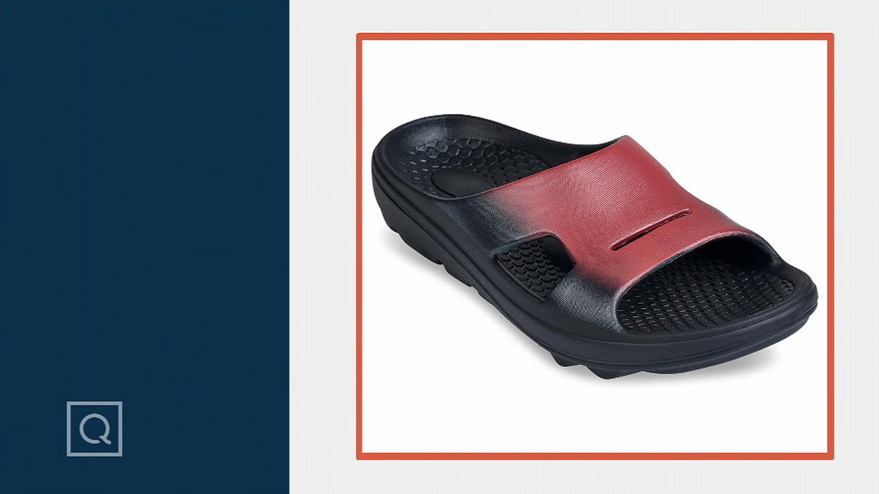 Spenco Orthotic Slide Sandal - Fusion Fade - QVC.com