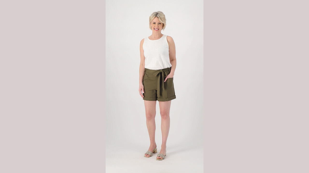 Paperbag skirt qvc best sale