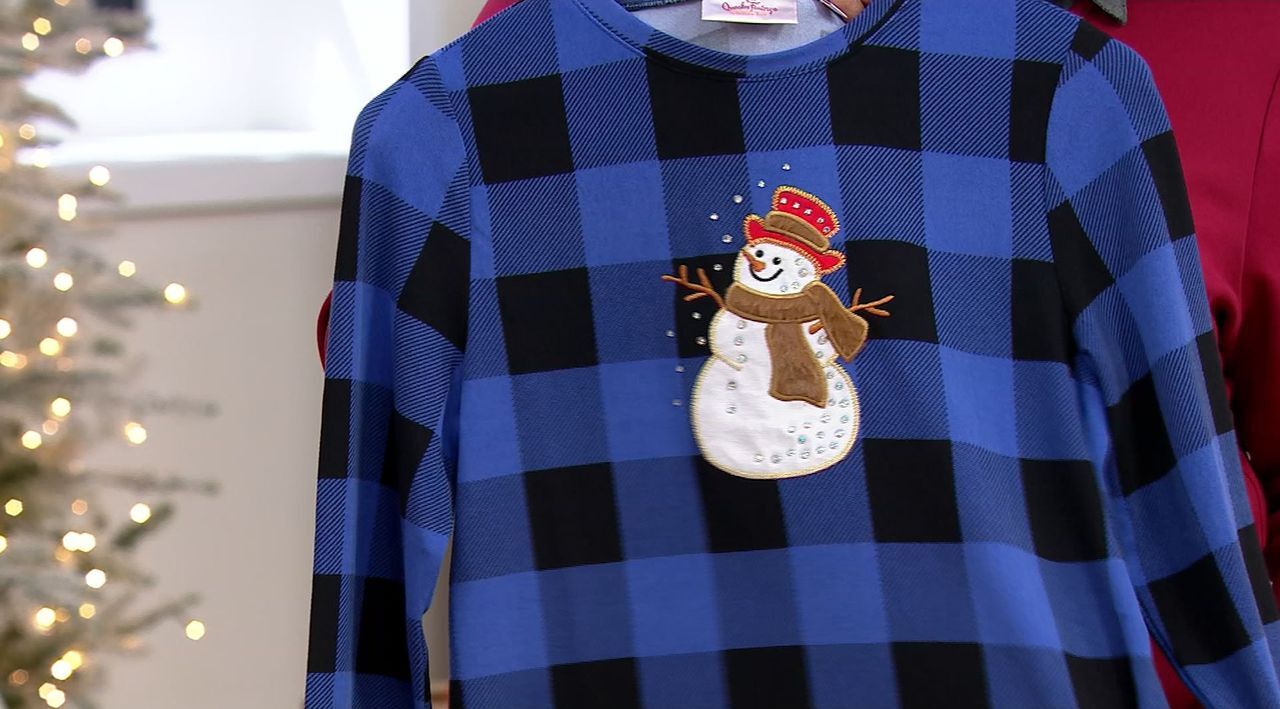 Qvc christmas clearance sweaters