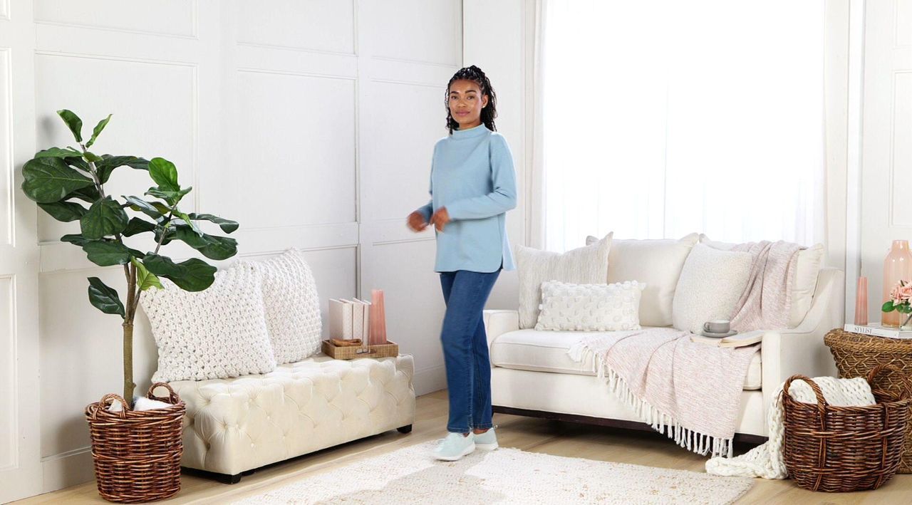 Martha Stewart Signature Comfort Stretch Modern Funnel Neck