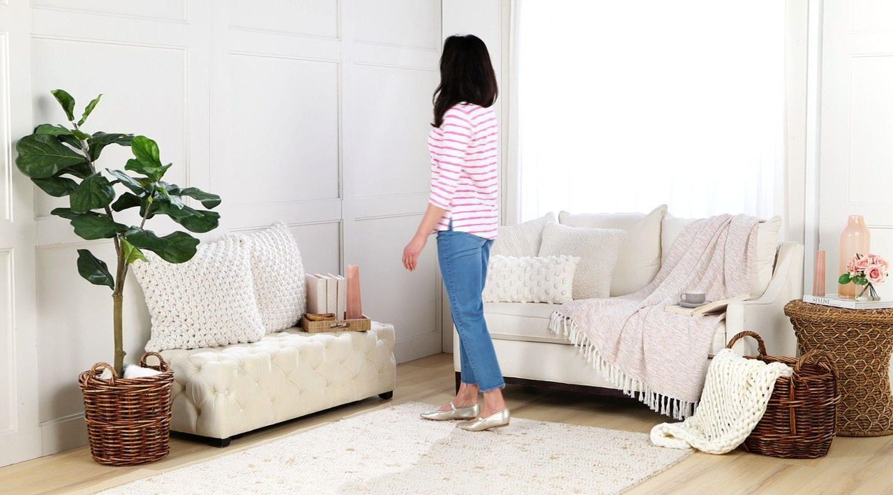 Belle ˖⋆ Belle by Kim Gravel Signature Zip Pop of Neon Striped Top