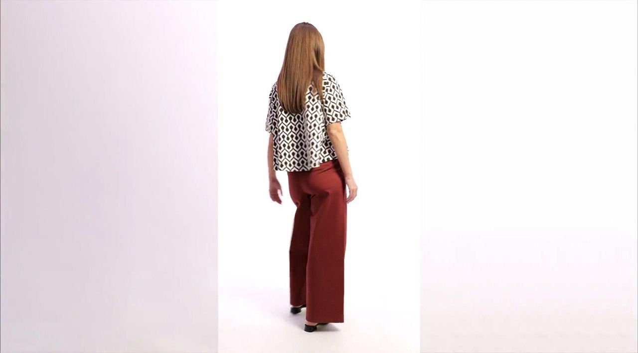 Carla Rockmore Collection 100% Cotton Crew Neck Swing Tee - QVC.com