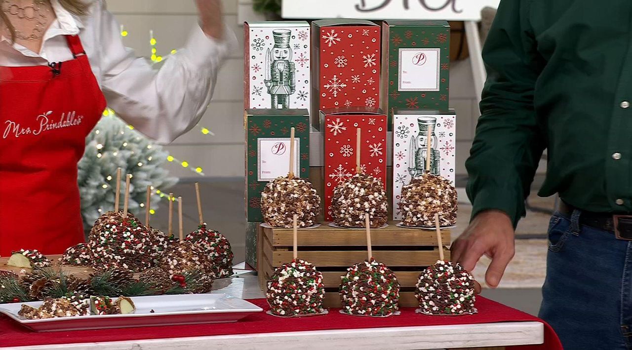 SH11/16 Mrs. Prindables 6pc Sharing Size Holiday Apples - QVC.com