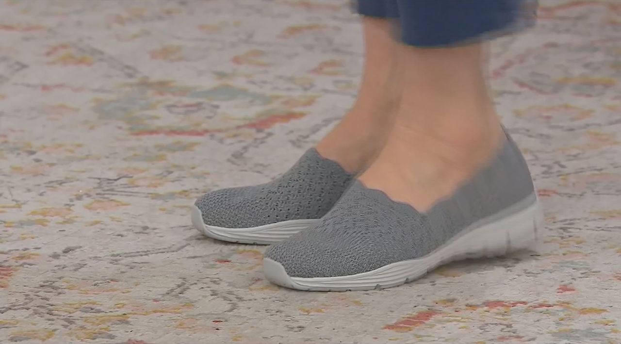 Integral capitalismo presente Skechers Seager Washable Knit Slip-Ons - Stat - QVC.com