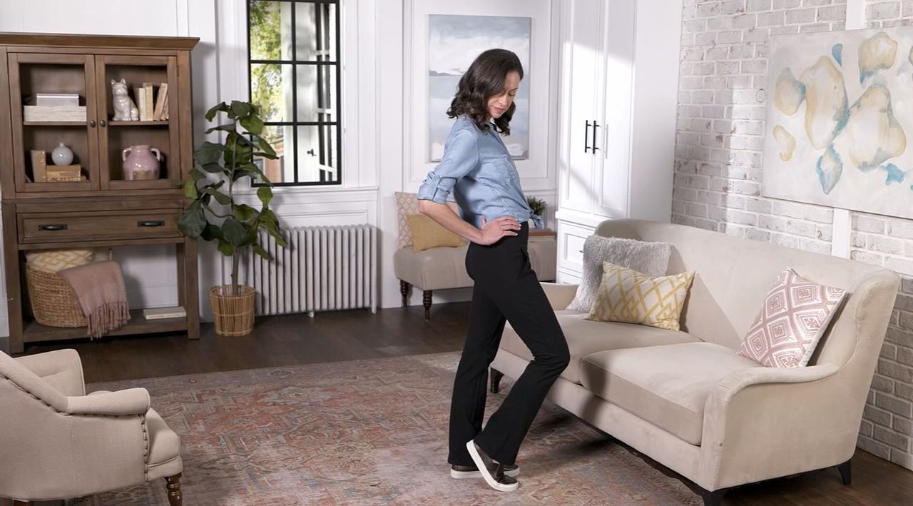 Women with Control Prime Stretch La Petite Bell Pant on QVC 