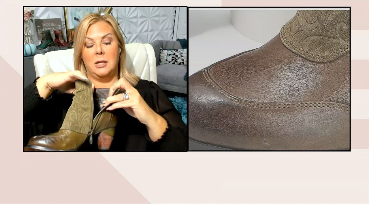 L'Artiste by Spring Step Leather Ankle 