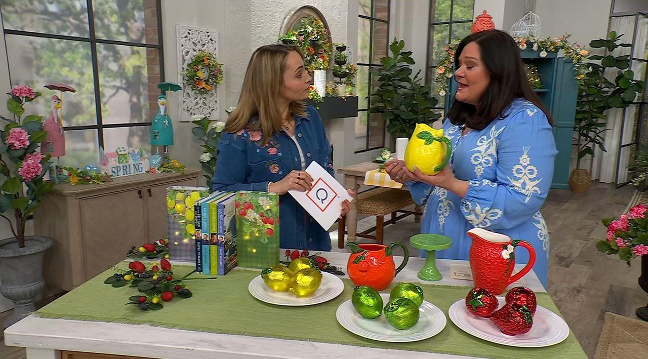 Ceramic Orange Fruit Pitcher By Valerie - QVC.com
