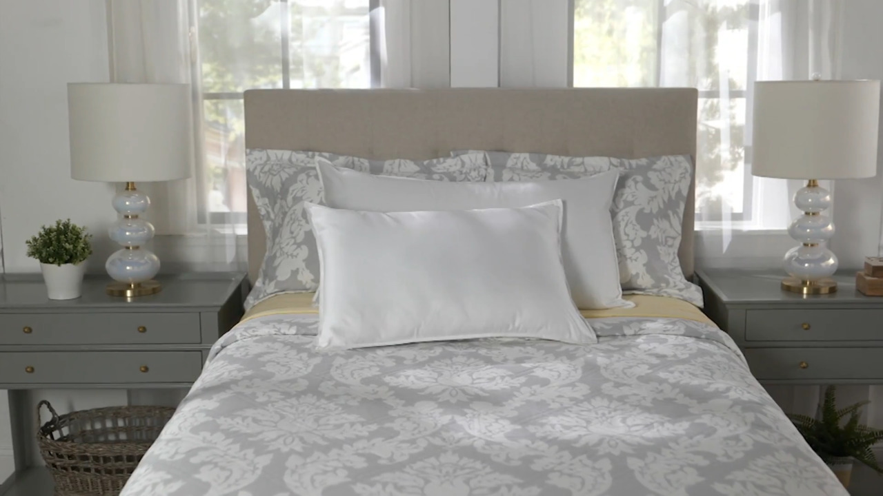 Northern Nights Hotel Luxury S/2 Pillows w/ SILVERbac Protectors QN - QVC .com