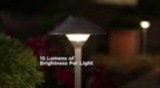 martha stewart skylands set of 4 landscape solar lights