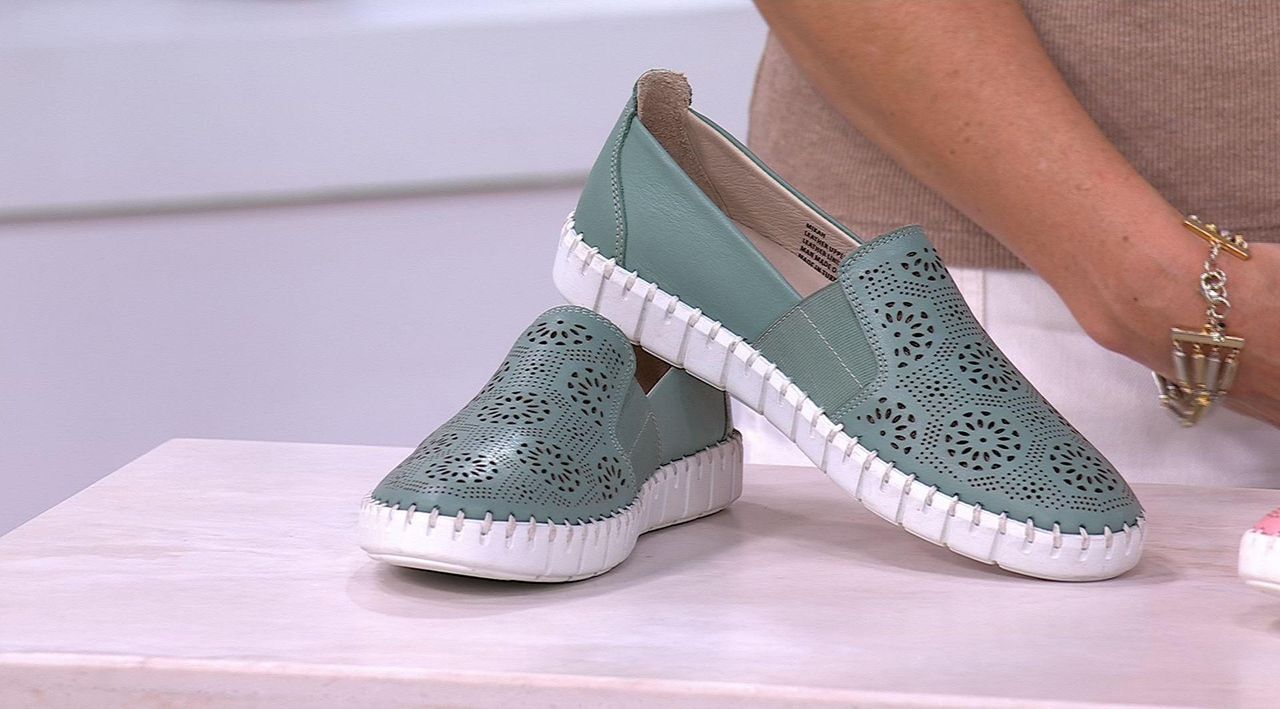 Miz Mooz Leather Slip-Ons - Mikah - QVC.com