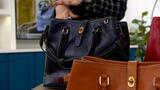 Dooney Bourke Florentine Leather Perry Satchel QVC