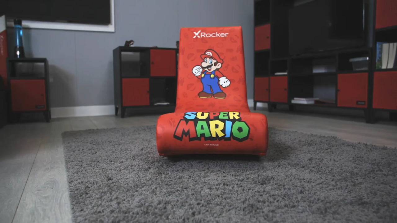 X Rocker Super Mario™ All-Star Floor Rocker - Mario