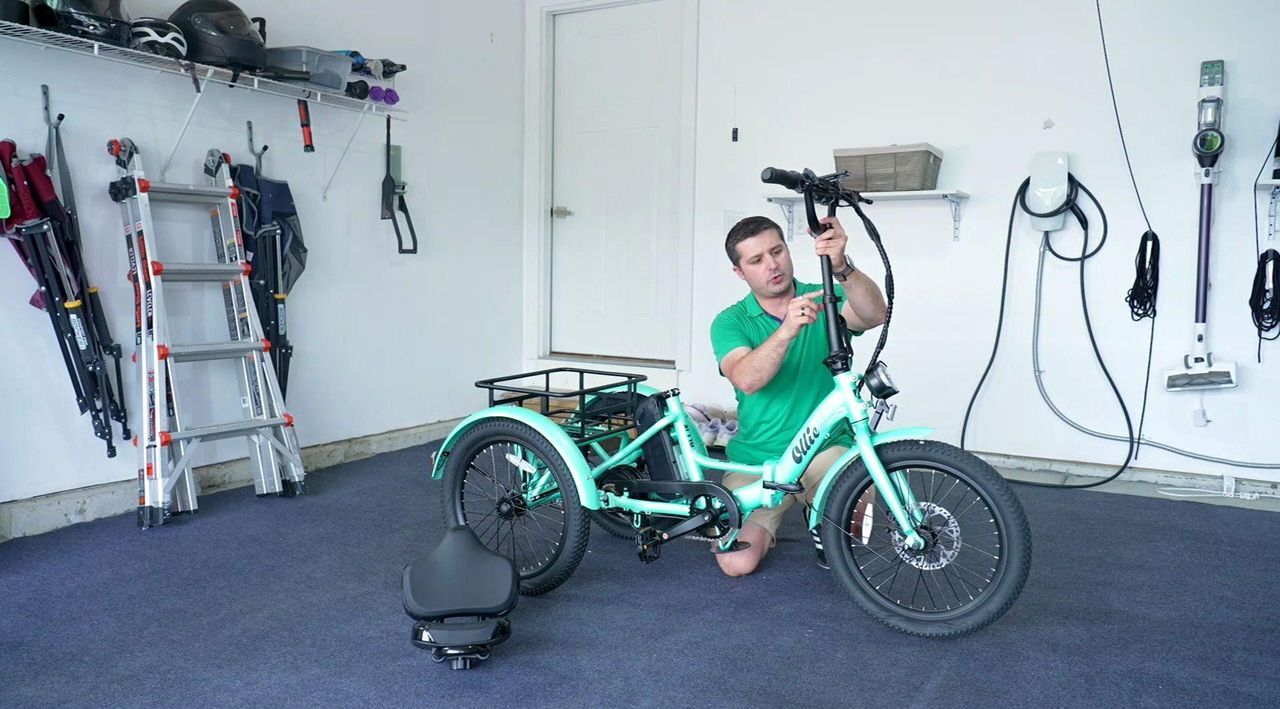 ollie Leo Electric Trike with 500W Motor & 20MPH Speed w