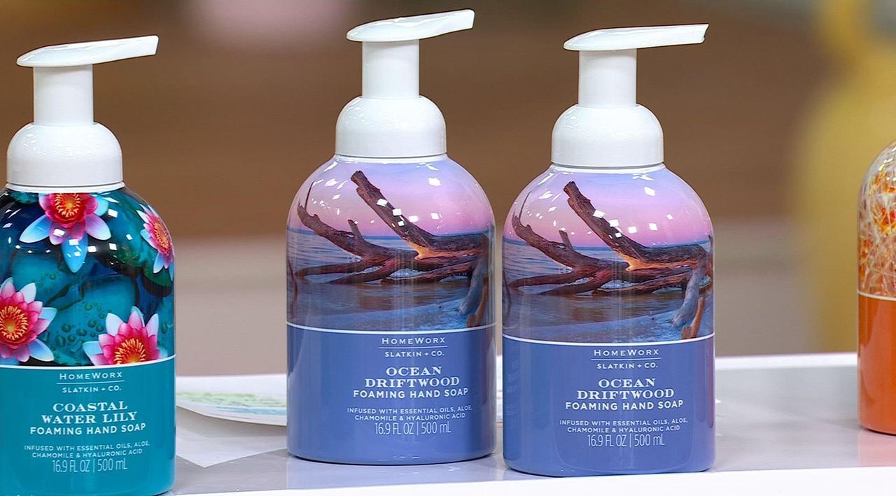 HomeWorx by Slatkin + Co. S/2 16oz Spring Refresh Foam Hand Soaps