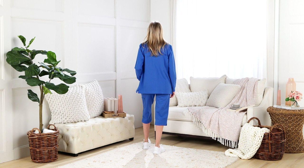Denim & Co. Active French Terry Zip Front Jacket - QVC.com