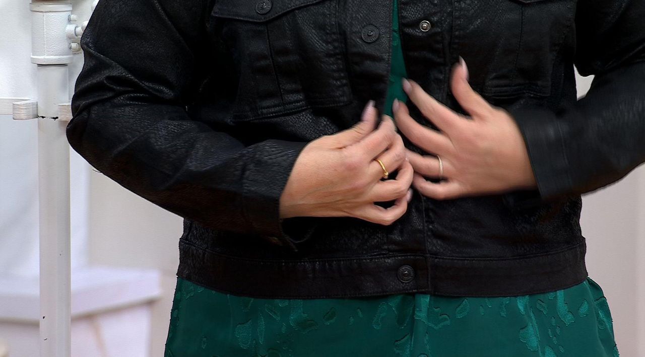 nicole by Nicole Miller Coated Denim Jacket- Snake - QVC.com