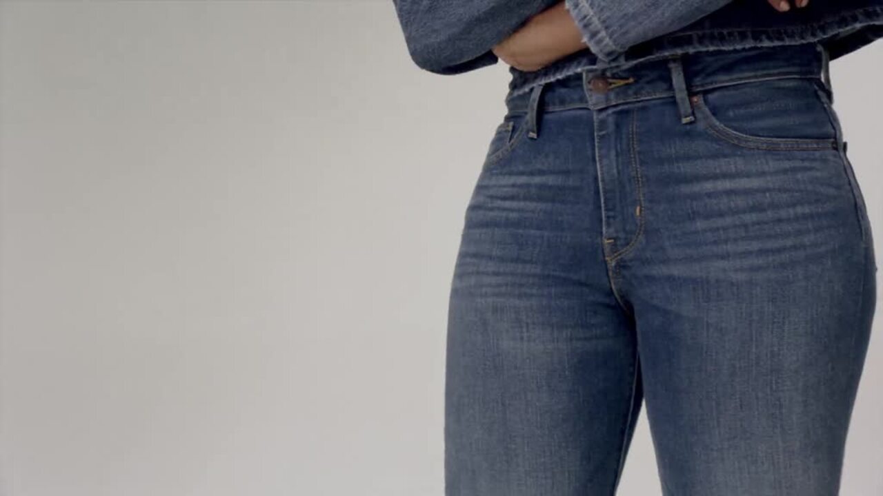 levi high waist skinny jeans