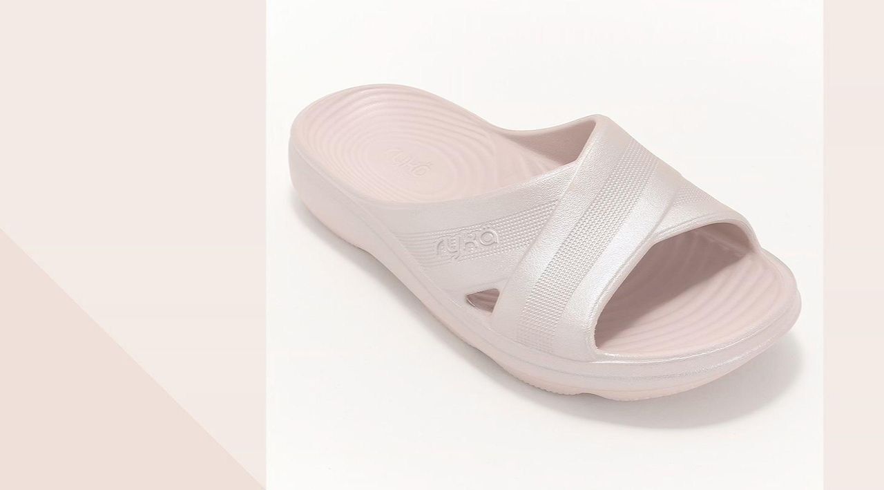 Ryka Cross-Band Recovery Slide Sandals Refresh