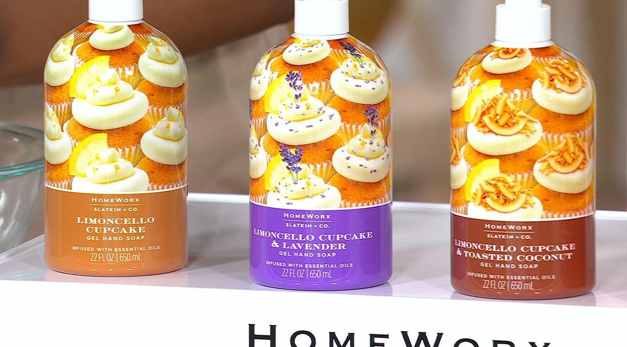 HomeWorx_by Slatkin + Co. S/4 22oz Limoncello Gel Hand Soaps - QVC.com