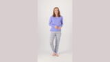 MUK LUKS French Terry Top and Butter Knit Jogger Set 