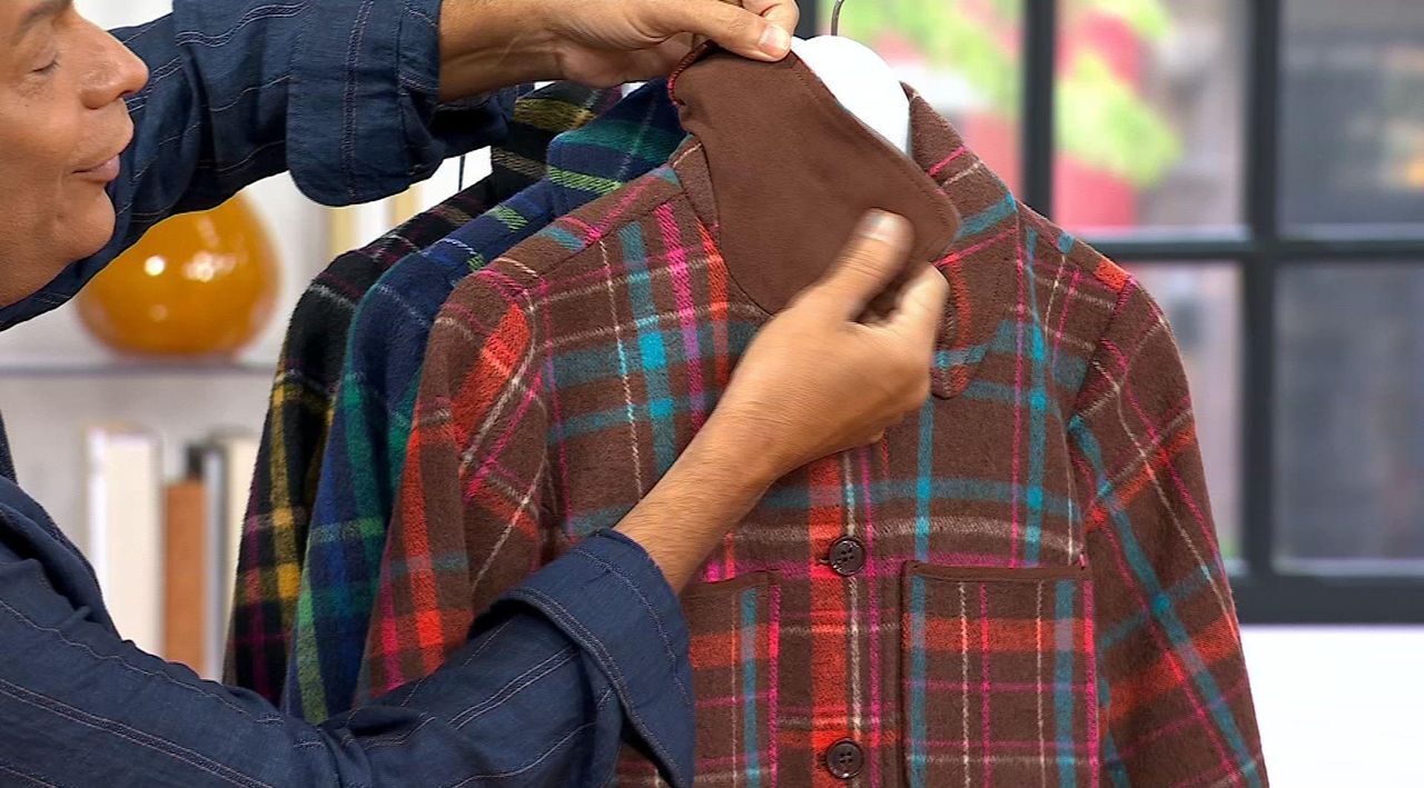 Isaac Mizrahi Live! Estate Faux Wool Plaid Jacket with Belt - QVC.com