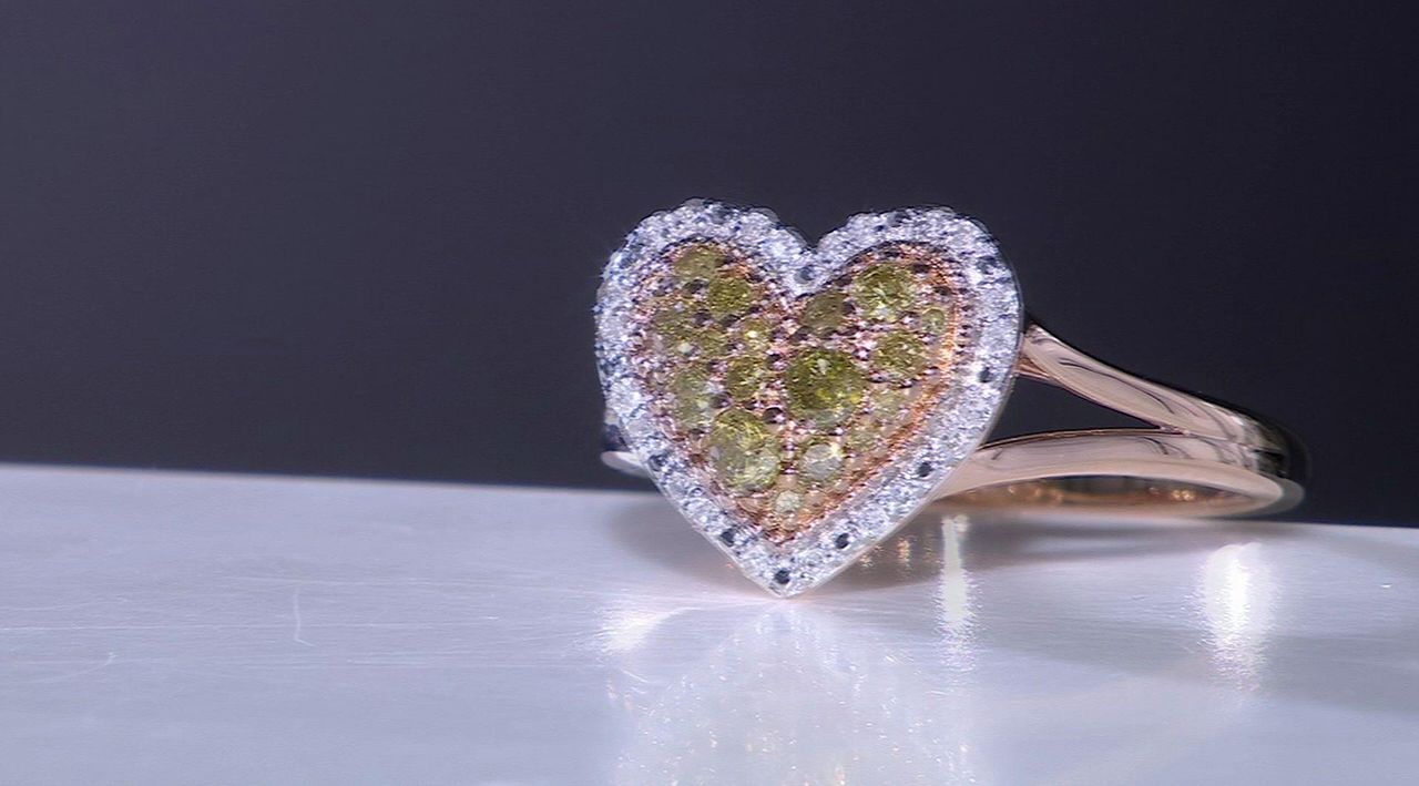 Qvc heart ring discount