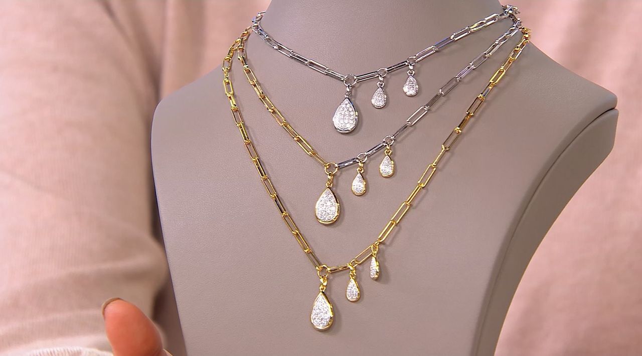 Qvc affinity sale diamond necklaces