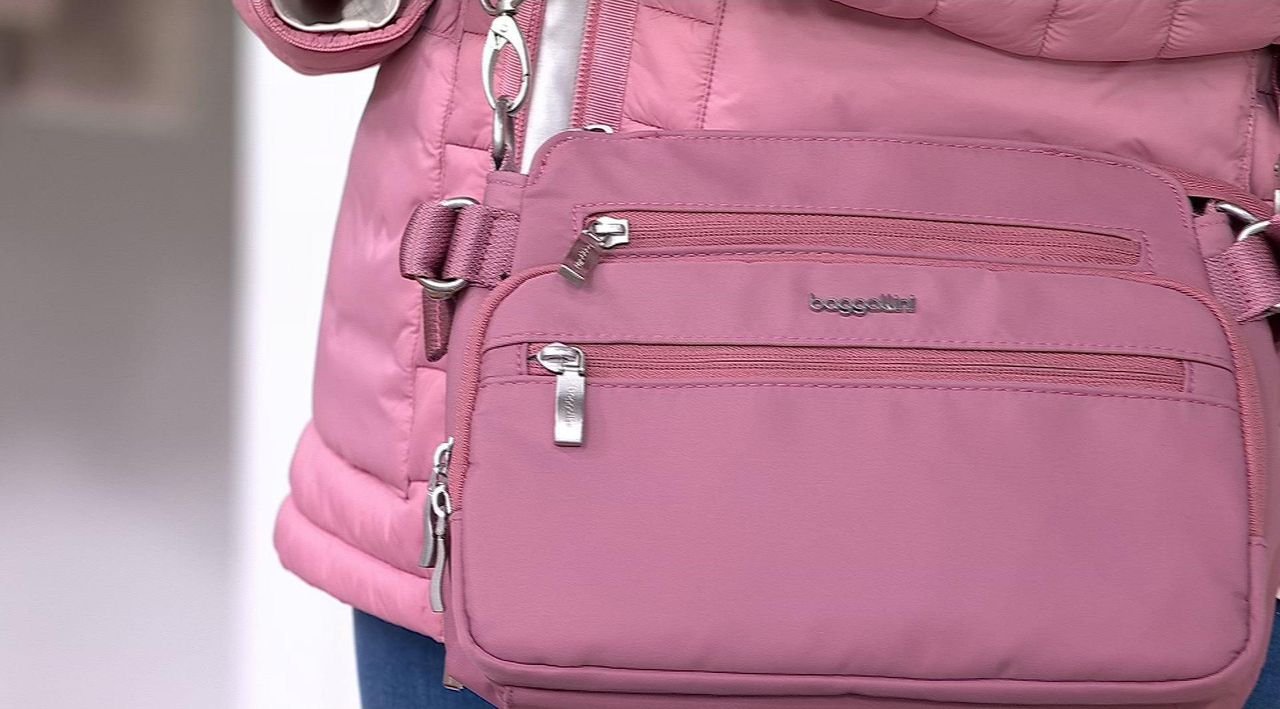 Baggallini Marais Crossbody w/ Built-In RFID Wallet - QVC.com