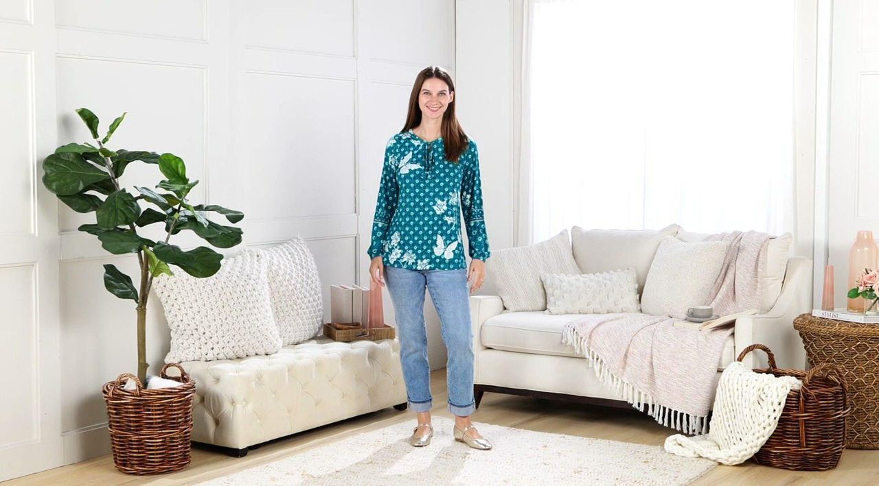 Belle Boho by Kim Gravel Free Spirit Floral Tie Dye Border Trim