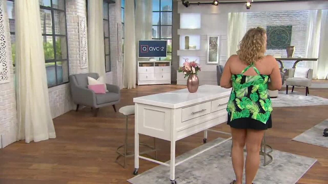 qvc denim and company bathing suits