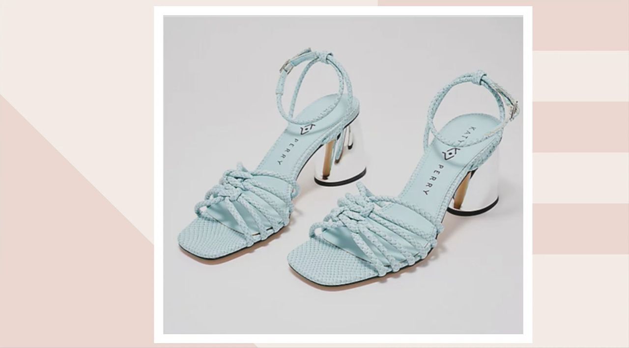 Katy Perry Block Heel Knotted Sandal - The Timmer - QVC.com