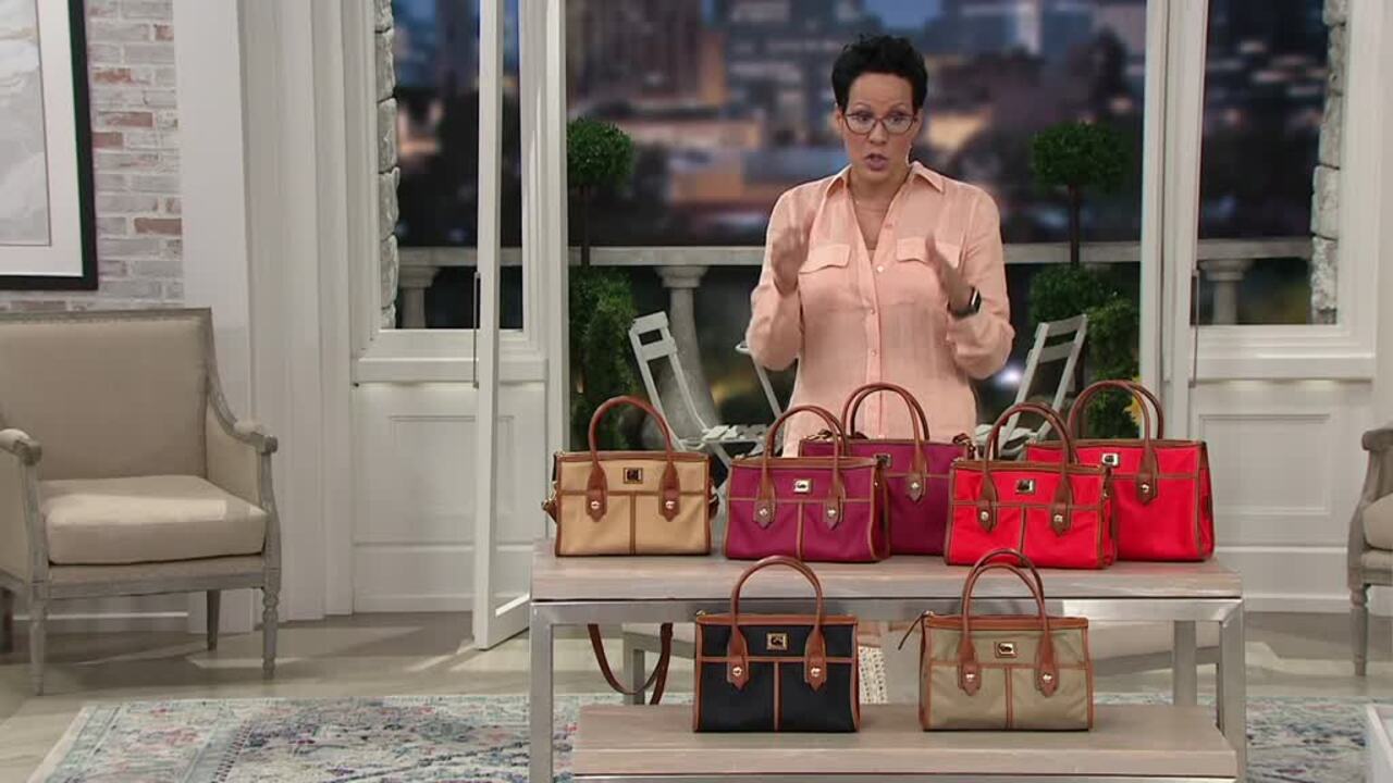 Dooney & Bourke Saffiano Leather Camden Tote on QVC 