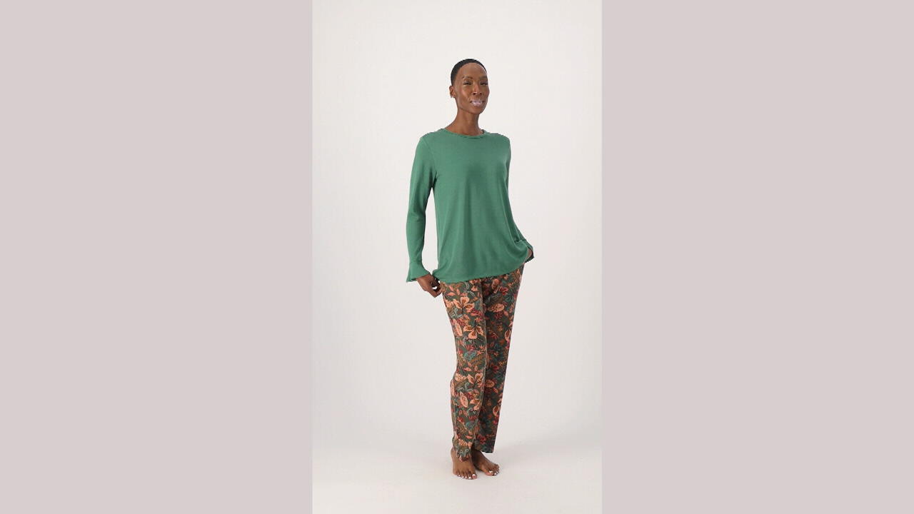 Qvc stan 2025 herman pajamas