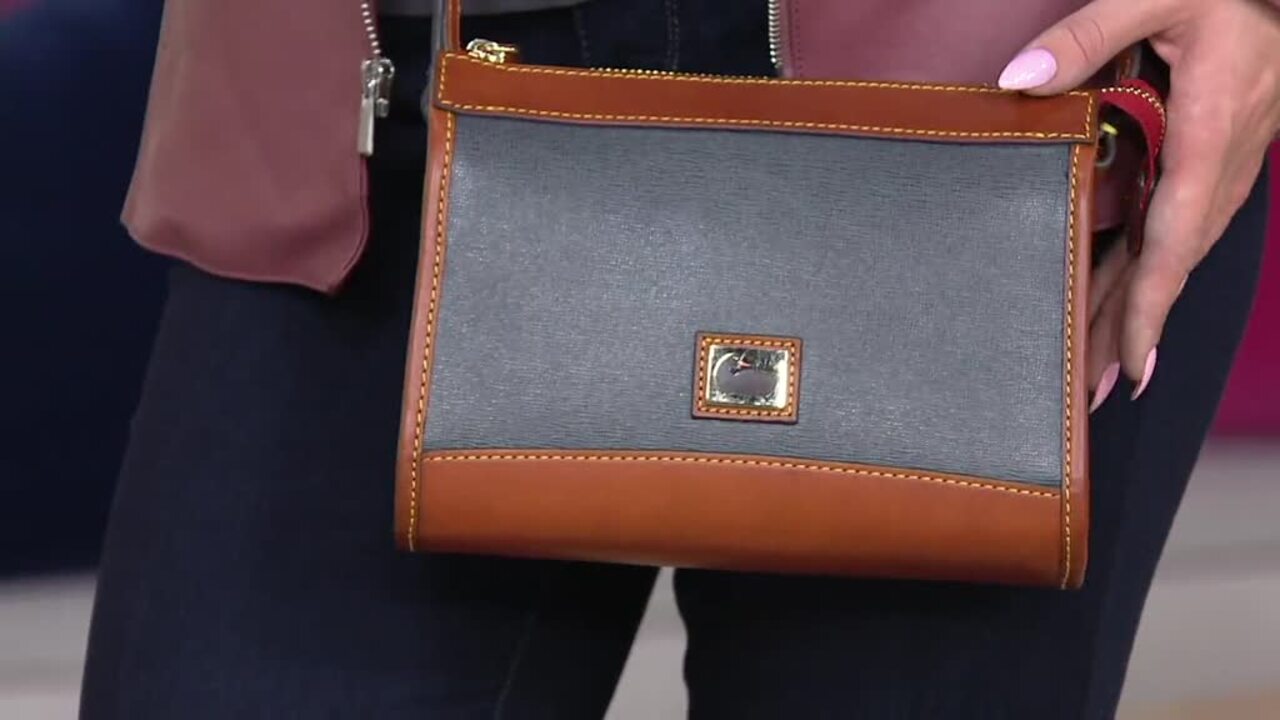 Camden saffiano zip crossbody Clearance