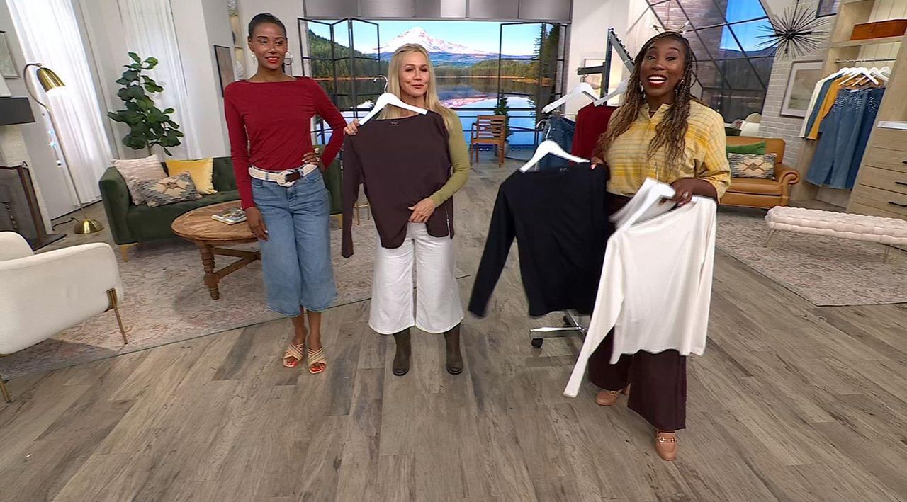 Me by Jennie Garth Lynn Knit Long Sleeve Top - QVC.com