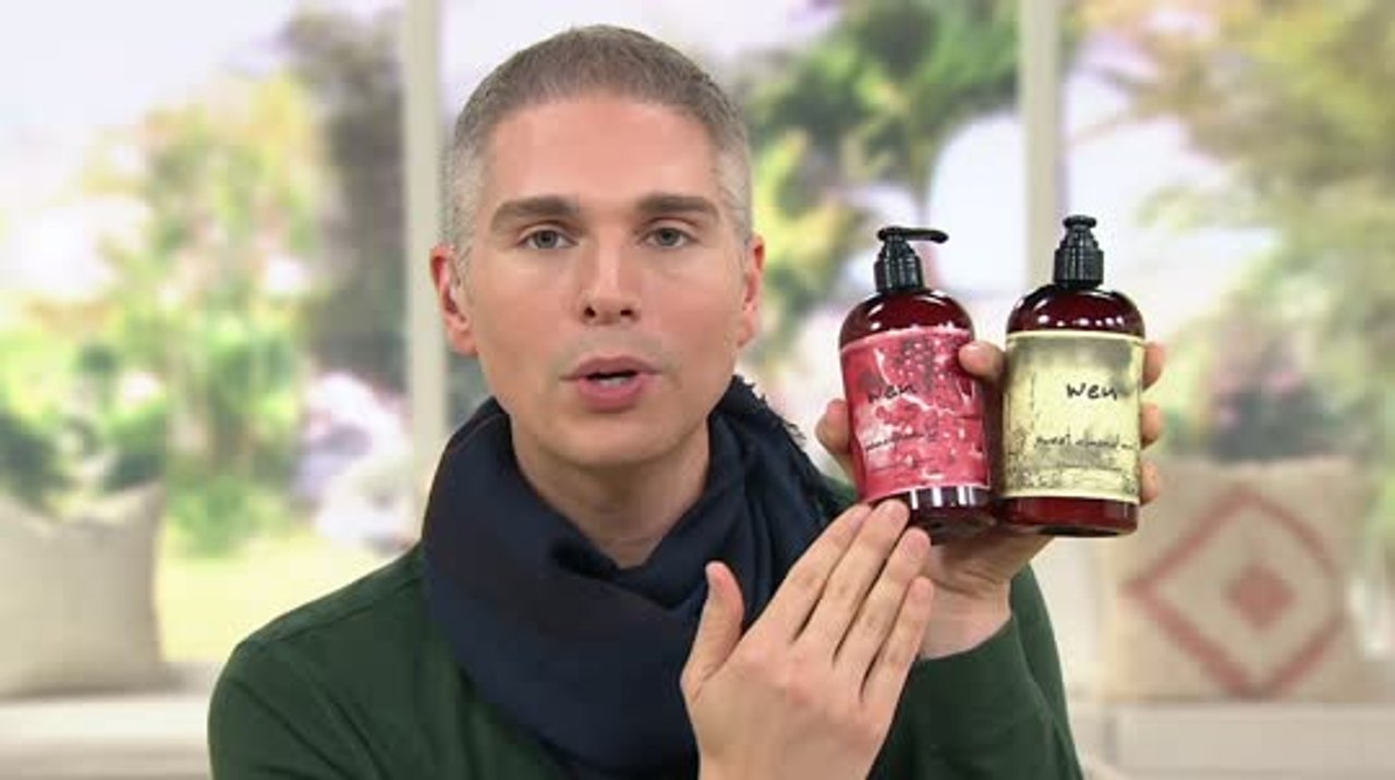 WEN by Chaz Dean Sweet Almond Mint and Pomegranate Duo - QVC.com