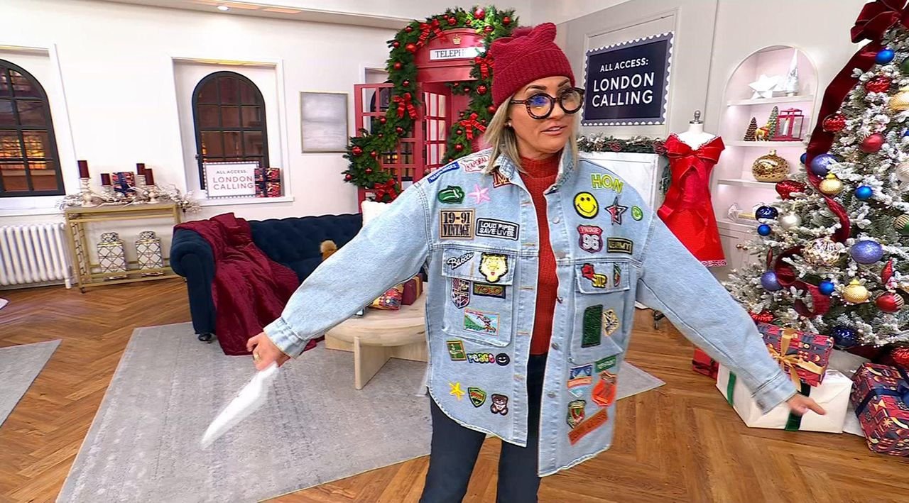 NIKKI LUND Thora Patch Denim Jacket - QVC.com