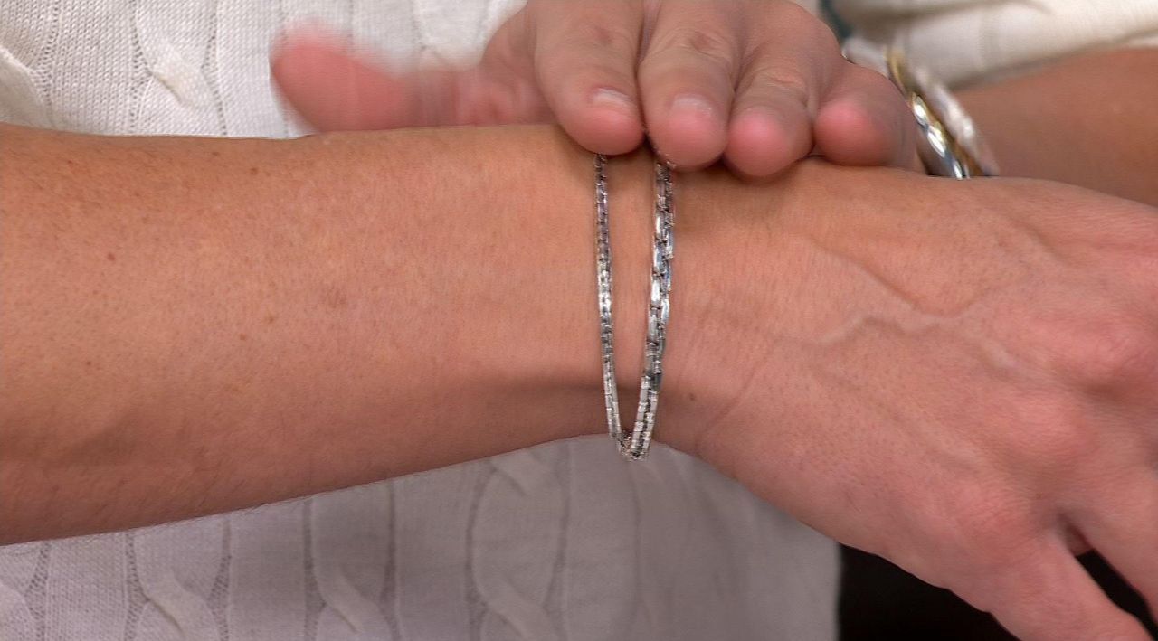 JAI x Alberti Sterling Silver Mirror Cut 6.0mm Box Chain Bracelet
