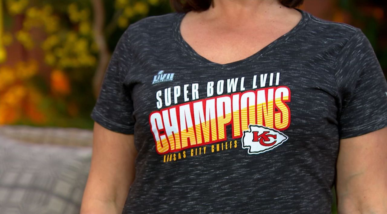 As Is NFL Super Bowl LVII Champions Chiefs Women's T-Shirt 